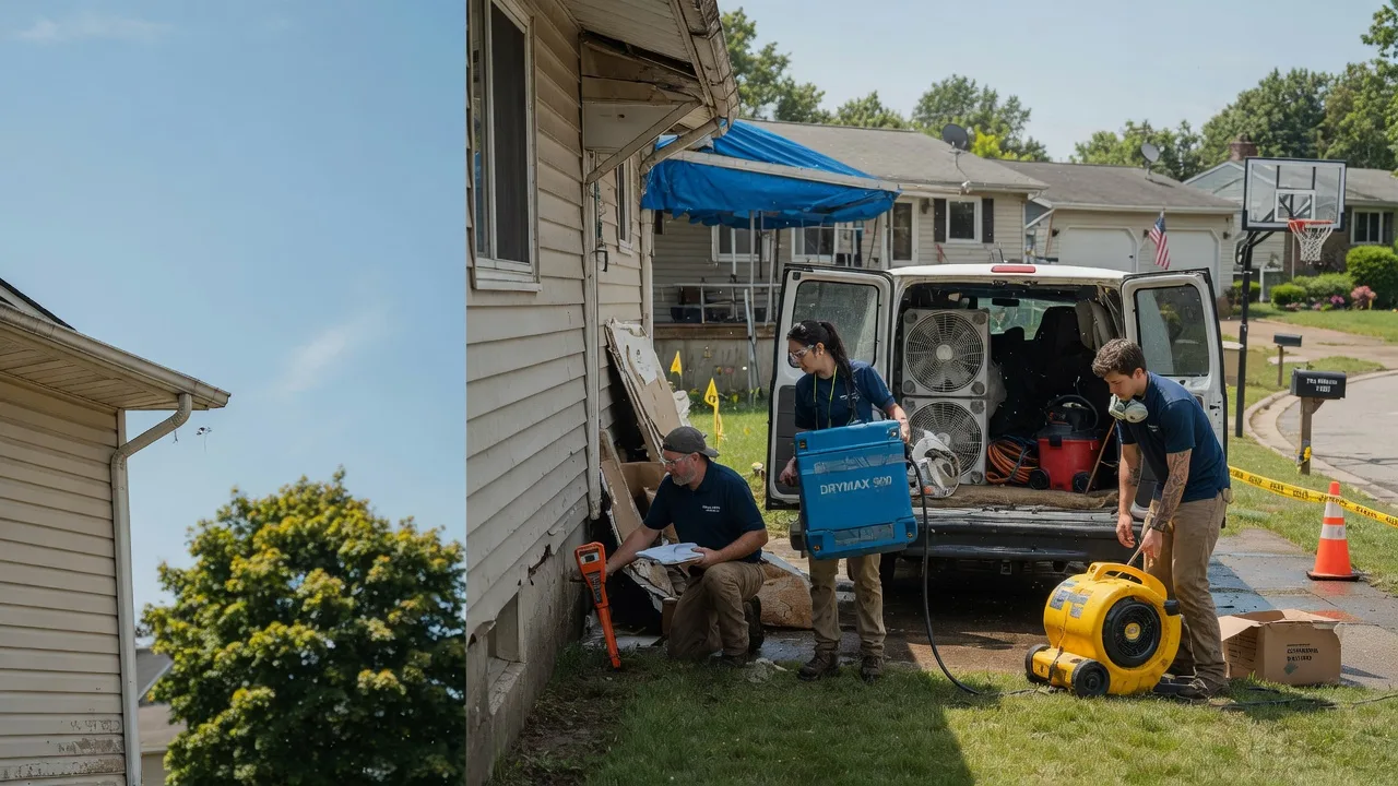 Ceiling Leak Cleanup in Fisher, IL near me
